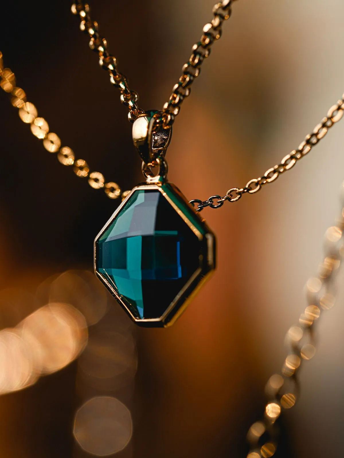 Collier Or & Émeraude